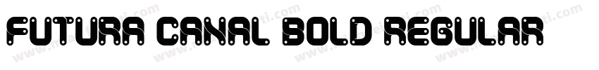 Futura Canal Bold Regular字体转换